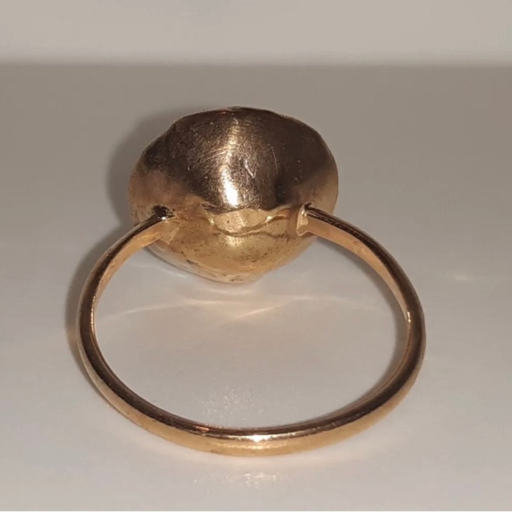 ANTIQUE GEORGIAN PASTE RING - Picture 12 of 14